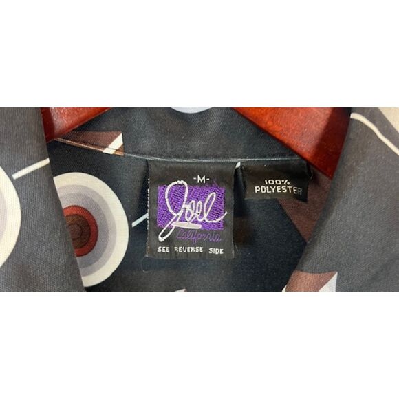 Vintage 70's Joel California 100% Polyester Disco Shirt Men's size Medium - Picture 4 of 4